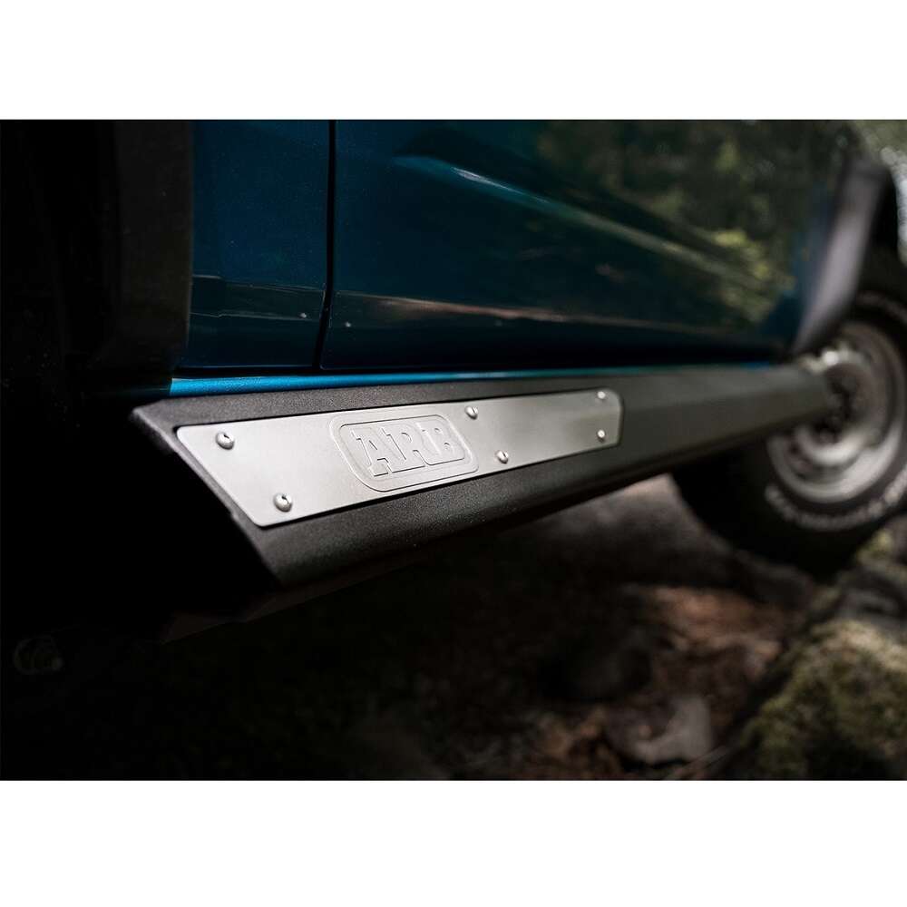 ARB Rock Sliders for Ford Bronco 2021-ON, 4mm laser-cut steel with multi-folded welds and reinforced side plating