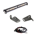 Baja Designs 2019+ Ram Rebel 1500 S8 20in Bumper Kit - Clear includes LED light bar, steel mounting brackets, and wiring harness