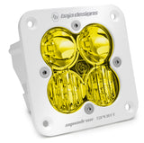 Baja Designs Squadron Sport Driving/Combo Pattern Flush Mount White LED Light Pod - Amber with heavy-duty housing and quad LED optics