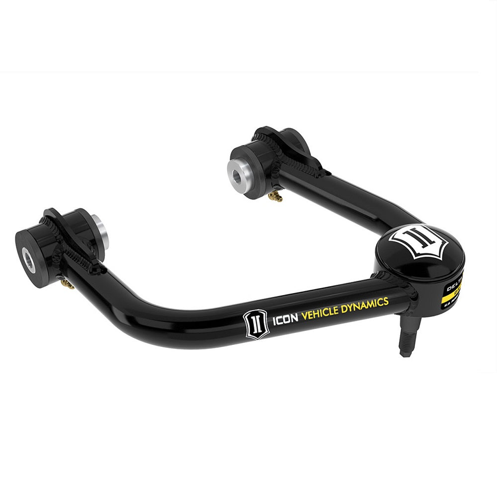 ICON Vehicle Dynamics Delta Joint PRO Tubular Upper Control Arms Kit for lifted 2021+ Ford Bronco with serviceable joints
