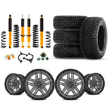Old Man Emu OME 2.5" Lift Kit + 17" Fuel Wheels & Tires Package for 4Runner (03-09) with heavy-duty suspension and off-road wheels