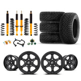 OME 3" Lift Kit + 17" Fuel Wheels & Tires Package for 4Runner (03-09) with Old Man Emu suspension and off-road tires