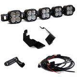 Baja Designs Tacoma 5 XL Linkable Kit For 16-On Toyota Tacoma with heavy-duty LED lights, mounting brackets, and wiring harness