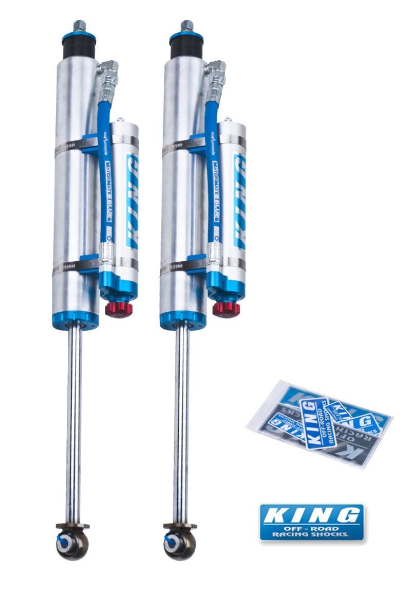 King Shocks Rear 2.5 Dia Remote Res Shock w/Adj (Pair) 25001-257A forToyota Land Cruiser 80 (89-97) - 0-2in Lift