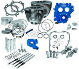 S&S Cycle 99-06 BT 100in Power Package - Wrinkle Black