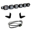Baja Designs 2021+ Ford Bronco 6 XL Linkable Light Bar Kit Steel Bumper Mount w/Upfitter with LED pods, brackets, and wiring harness