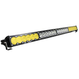 Baja Designs OnX6 Series Dual Control Pattern 40in LED Light Bar - Amber with black anodized housing and durable mounting brackets