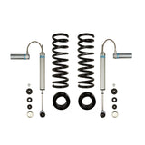 Bilstein B8 5162 Series 14-17 Dodge Ram 2500 Front Suspension Leveling Kit with remote reservoir shocks and coil springs