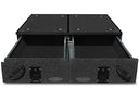 Dobinsons Rear Drawer System (Dual) - 38.9" X 42.1" X 10" - RD80-1000 heavy-duty dual dual drawers with fridge slide and tie down points