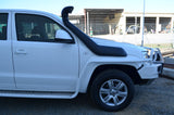 Dobinsons Snorkel Kit For Vw Amarok 2.0L Diesel - RIGHT SIDE MOUNT fitted on white 4x4 for improved intake height and water crossing