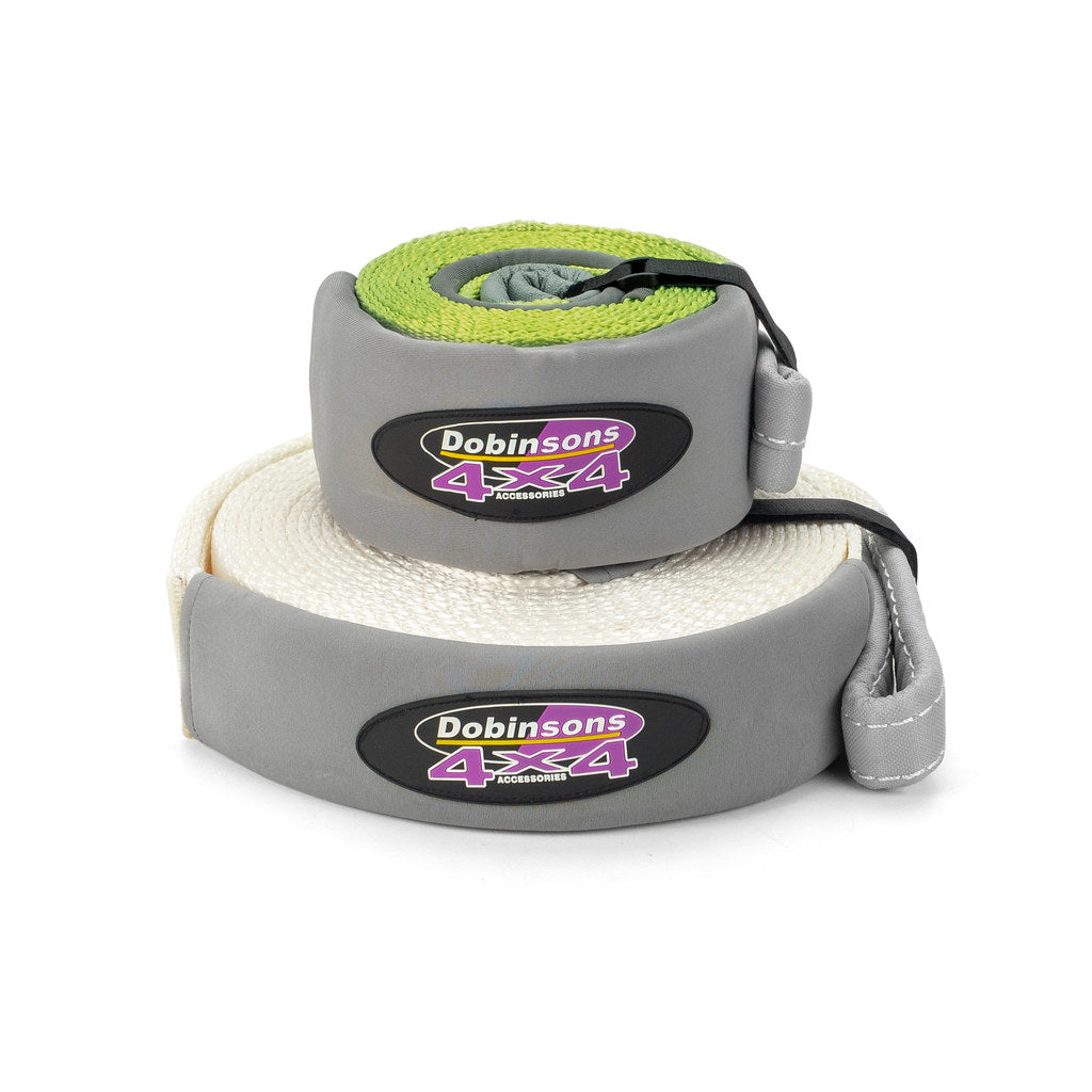Dobinsons Deluxe Recovery Kit - RK80-3801 includes heavy-duty snatch strap and tree protector with reinforced protective sleeves