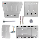 ARB Under Vehicle Protection 5438200 pressed 3mm steel skid plate kit with chassis mounting hardware for off-road use