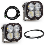 Baja Designs Jeep JL/JT Rubicon Steel Bumper LED Light Kit XL 80 w/Upfitter with dual high-output LED pods and wiring harnesses