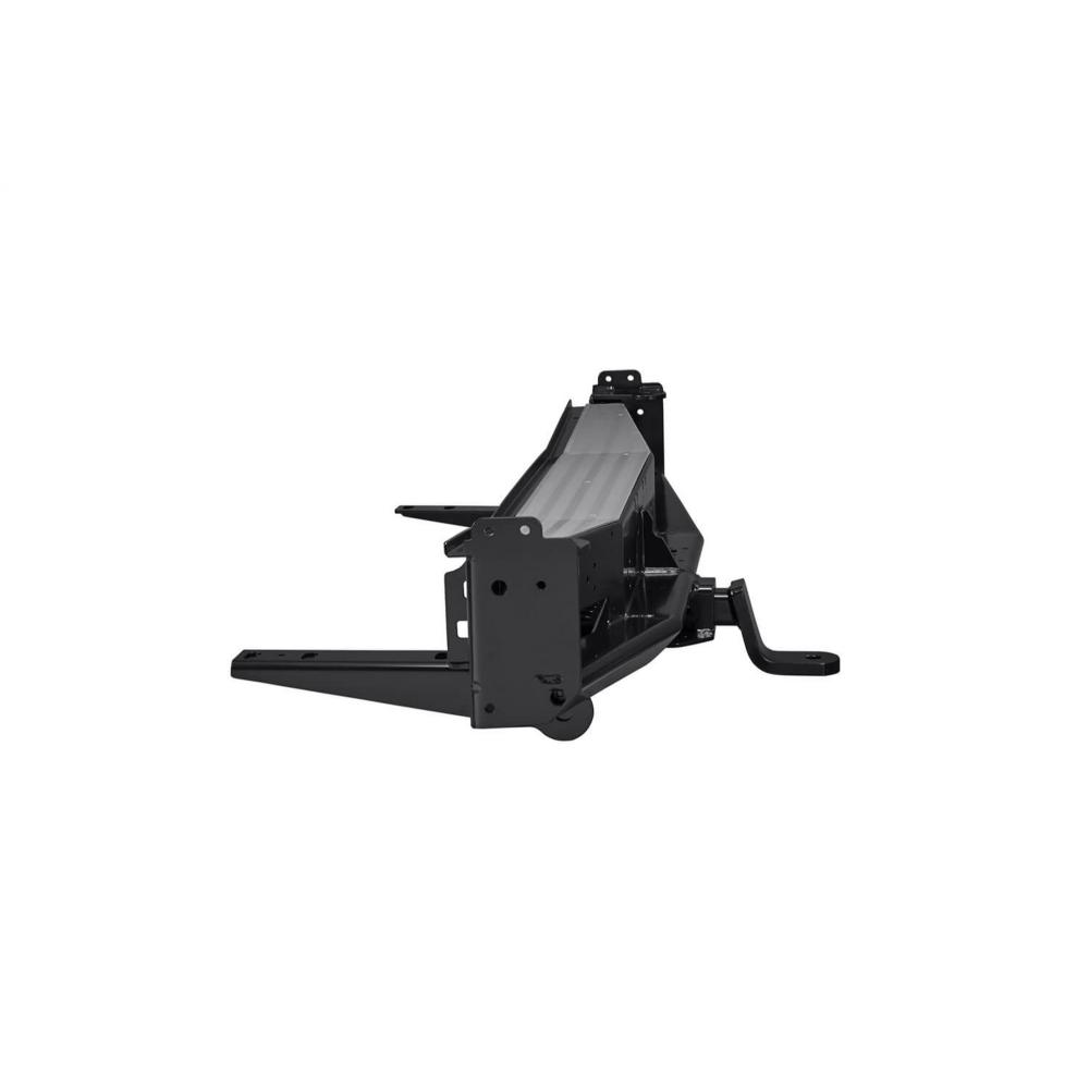 ARB Rear Bar 3500Kg 100Ifs Black heavy-duty steel rear bumper with integrated tow hitch for 4Runner off-road protection