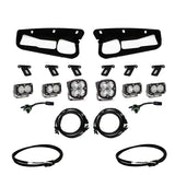 Baja Designs 2021+ Ford Bronco Fog Pocket Kit 21-Up Pro w/Upfitter with LED lights, wiring, brackets, and mounts for off-road use