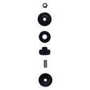 Bilstein Replacement B1 Suspension Hardware Kit with nuts, bushings, and metal components for 4x4 suspension systems.
