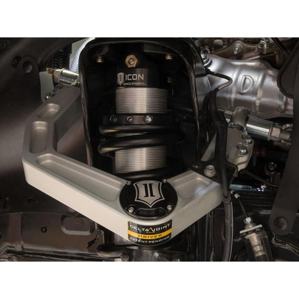 ICON Vehicle Dynamics Billet Upper Control Arm w/ Delta Joint Kit 58551DJ for Toyota 4Runner (03-24), FJ Cruiser (07-14), Lexus GX460 & GX470 heavy-duty adjustable suspension component with PTFE-lined rod ends