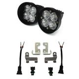 Baja Designs 2012+ On Rav4 Fog Pocket Kit Squadron Sport Clear Wide Cornering with dual LED pods and mounting hardware