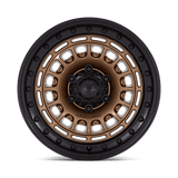 Black Rhino Br014 Sahara - 17X9 0mm - Matte Bronze W/ Gloss Black Lip wheel designed for off-road 4x4 trucks and SUVs