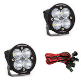 Baja Designs Squadron R Sport Work/Scene Pair LED Light Pods - Clear with wiring harness and adjustable mounting brackets