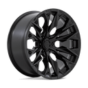Fuel FLAME 22X10 6X5.5 106 BD -18 wheel in matte black finish designed for heavy-duty off-road durability and performance