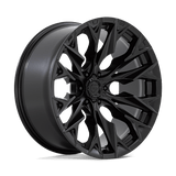 Fuel FLAME 22X10 6X5.5 106 BD -18 wheel in matte black finish designed for heavy-duty off-road durability and performance
