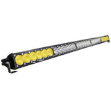 Baja Designs OnX6 Arc Series Dual Control Pattern 50in LED Light Bar - Amber with heavy-duty black housing and dual amber lens arrays