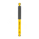 A high-quality Old Man Emu yellow and black ARB shock absorber with compression valving on a white background.