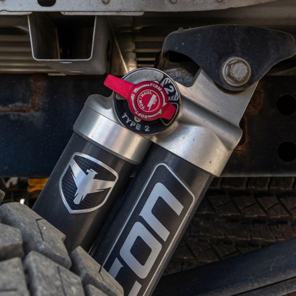 ReadyLift SST2.1 3.5 inch Lift Kit for F-150 (21-24) with heavy-duty Falcon coilover shocks and adjustable rebound dial