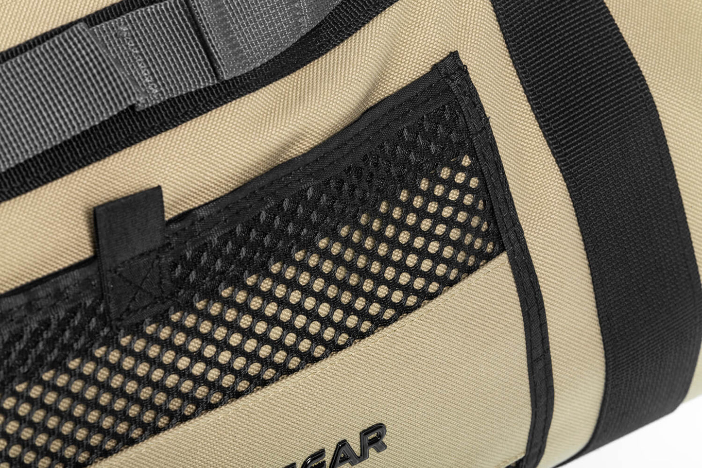 ARB Small Stormproof Bag 10100300 with heavy-duty mesh pocket, heat-sealed seams, and reinforced strap attachment points