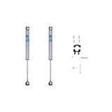 Bilstein 5100 Series 14-17 Dodge Ram 2500/13-17 Ram 3500 Front Dual Steering Damper Kit heavy-duty suspension upgrade
