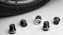 Toyota Genuine #PT276-35200-02 Wheel Locks - Black Alloy set for secure 2005-2015 Tacoma wheels by Mudify.