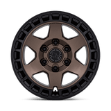 Black Rhino Br022 Bahari - 17X8.5 -10mm - Burnt Bronze W/ Matte Black Lip heavy-duty off-road wheel alloy design