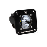 Baja Designs LED Light Pod S1 Flush Mount Spot LED with heavy-duty aluminum housing and clear polycarbonate lens