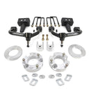 ReadyLift SST 3.5 inch Lift Kit for F-150 (21-24) with heavy-duty steel arms, aluminum spacers, and mounting hardware components