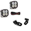 Baja Designs 2019+ Ram 2500/3500 Pros Spot A-Pillar Kit with dual LED pods, wiring harness, and mounting brackets
