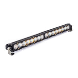 Baja Designs S8 Series Straight Driving Combo Pattern 20in LED Light Bar (Req baj640122) with durable black aluminum housing