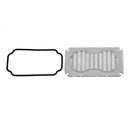 Baja Designs S2 Wide Cornering Lens Kit featuring clear polycarbonate lens and black rubber gasket seal for off-road LED lights