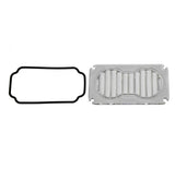 Baja Designs S2 Wide Cornering Lens Kit featuring clear polycarbonate lens and black rubber gasket seal for off-road LED lights