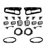 Baja Designs 2021+ Ford Bronco Fog Pocket Kit 21-Up Sportsmen w/Upfitter includes LED lights, heavy-duty mounts, and wiring harnesses