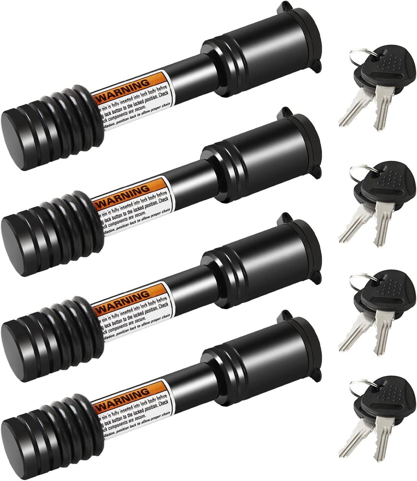 RECEIVER TRAILER HITCH LOCK PIN W/LOCKING KEY