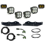 Baja Designs 17-20 Ford F-150 Raptor S2 SAE Sportsmen Fog Pocket Kit - Amber high-performance LED fog lights with mounts and wiring harnesses