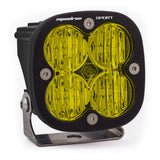 Baja Designs Squadron Sport Wide Cornering Black LED Light Pod Pattern - Amber with heavy-duty black housing and high-performance amber LEDs