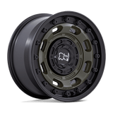 Black Rhino Atlas - 17X8.5 -10mm - Olive Drab Green W/ Black Lip heavy-duty off-road wheel with reinforced steel rim design
