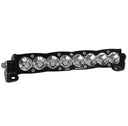 Baja Designs S8 Series Spot Pattern 10in LED Light Bar with black anodized aluminum housing for off-road lighting