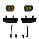 Baja Designs 19-22 Dodge RAM 2500/3500 S2 SAE Fog Pocket Light Kit - Amber high-intensity LED lights with brackets and wiring