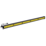 Baja Designs OnX6 Series Wide Driving Pattern 50in LED Light Bar - Amber with black aluminum housing and wiring harness