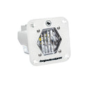 Baja Designs S1 Flush Mount Wide Cornering LED White with heavy-duty aluminum housing and hexagonal lens for off-road use
