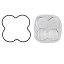 Baja Designs XL Pro/Sport Combo Lens Kit with clear polycarbonate dual-lens and flexible black gasket for off-road LED lights