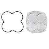 Baja Designs XL Pro/Sport Combo Lens Kit with clear polycarbonate dual-lens and flexible black gasket for off-road LED lights